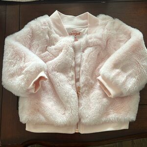 12m faux fur girls jacket